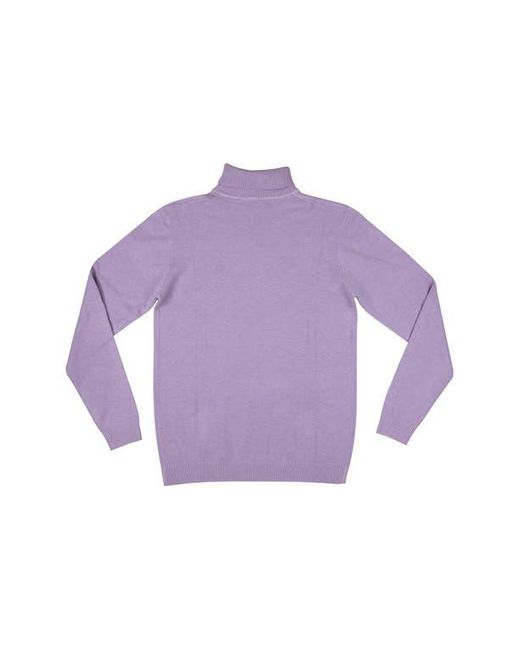 Xray Jeans Purple Turtleneck Pullover Sweater for men