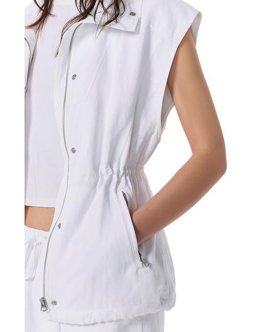 Rag & Bone White Monica Vest