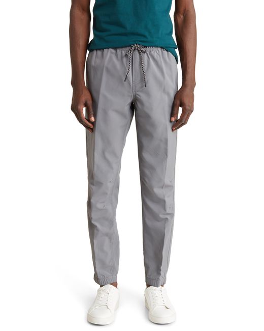 Hurley Blue Nylon Stretch Twill Joggers for men