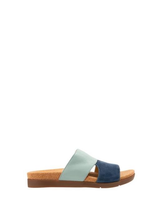 Revitalign Blue Basque Slide Sandal
