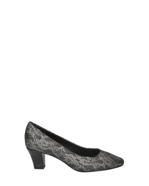 Easy Street Black Ballari Pump