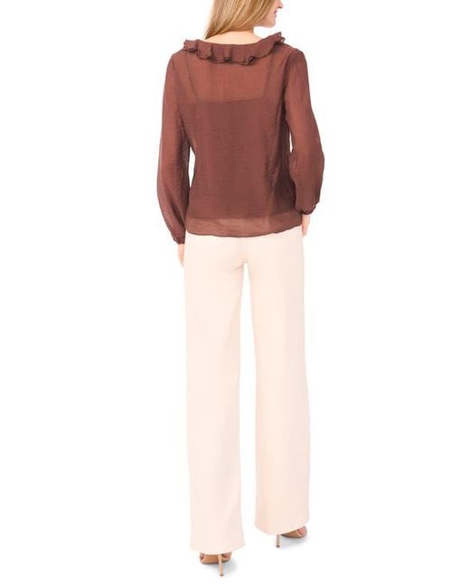 Halogen® Red Ruffle Top