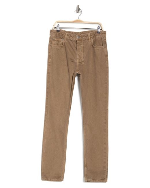 Ksubi Chitch Dunez Slim Jeans In Brown At Nordstrom Rack for men