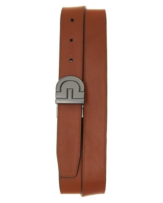 Cole Haan Black 32Mm Reversible Logo Plaque Buckle Belt for men