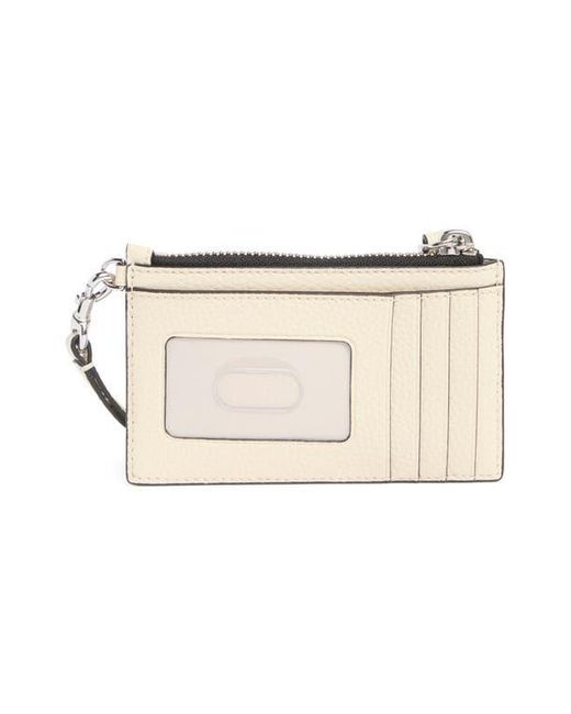 Marc Jacobs Natural Bold Slg Top Zip Wristlet