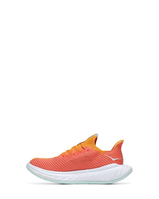 Hoka One One Orange Carbon X 3 Running Shoe