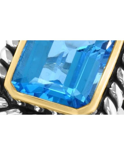 Effy Blue Two Tone Topaz Ring
