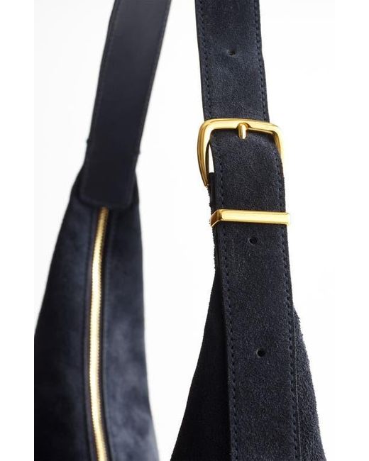 Madewell Black The Essential Curve Shoulder Bag