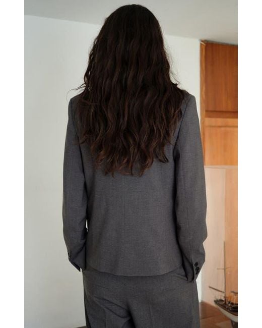 Mango Black Suit Blazer