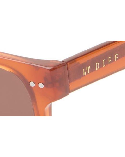 DIFF Brown Marco 56Mm Square Sunglasses for men