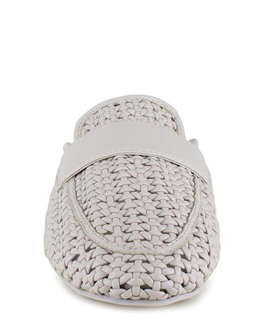 Splendid White Sandra Woven Mule