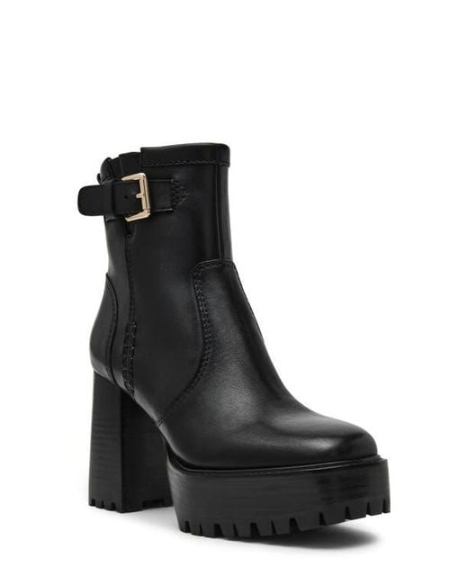 Steve Madden Black Summit Platform Bootie