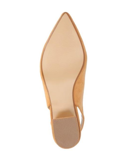 Journee Collection Metallic Sylvia Slingback Pump