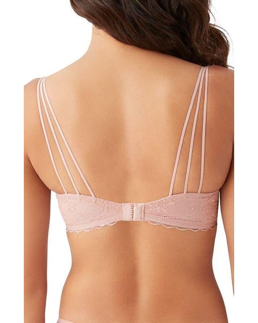 B.tempt'd Brown No Strings Attached Underwire Balconette Bra