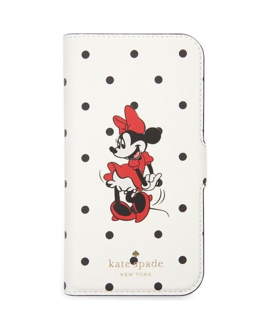 Kate Spade X Disney Minnie Mouse Magnetic Folio Iphone 12 Kate Spade X Disney Minnie Mouse Magnetic Folio Iphone 12