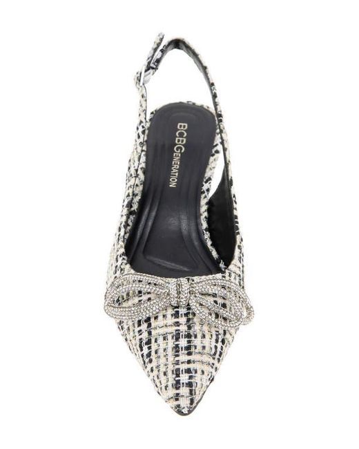 BCBGeneration Metallic Donna Slingback Pump