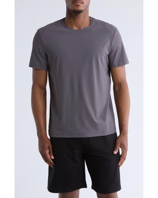 90 Degrees Purple Four-Way Stretch Flex Track T-Shirt for men