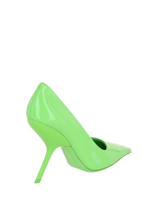 Ferragamo Green Pointed Toe Pump