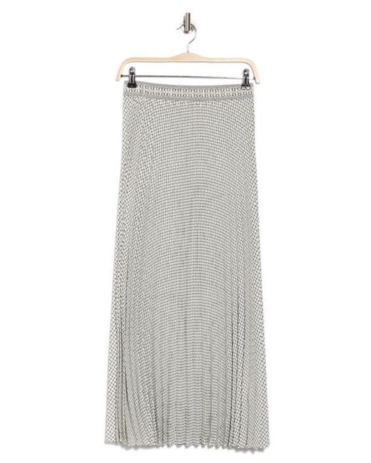 Max Studio Multicolor Pleated Maxi Skirt
