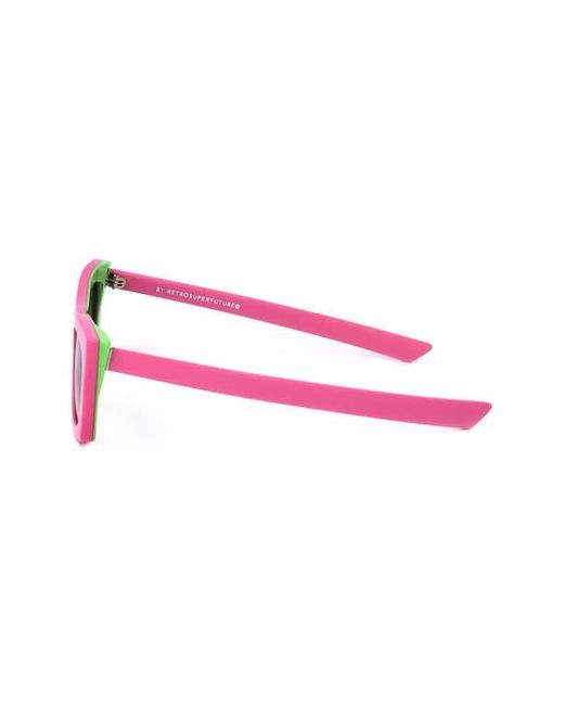 Retrosuperfuture Pink 46Mm Square Sunglasses