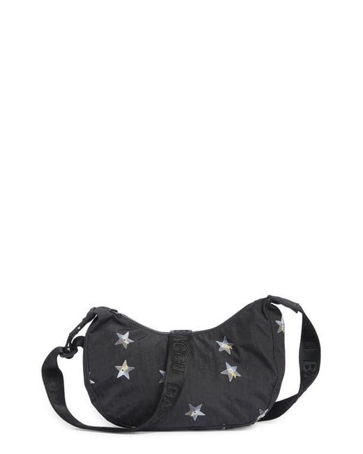 Baggu Black Small Recycled Nylon Crescent Bag