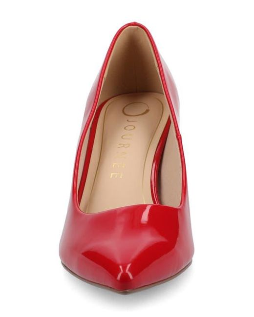 Journee Collection Red Scylee Pump