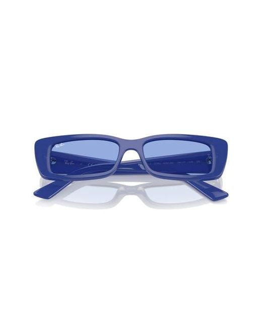 Ray-Ban Blue Teru 54Mm Rectangular Sunglasses