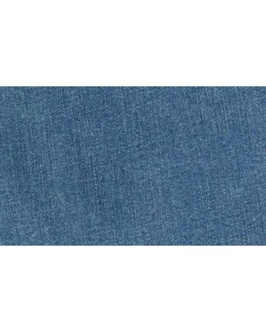 Lucky Brand Blue Mid Rise Sweet Crop Raw Hem Jeans