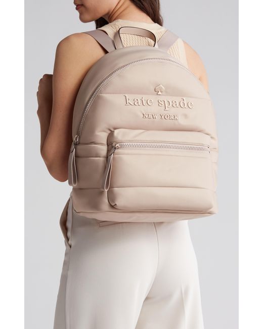 Kate Spade Natural Ella Large Backpack