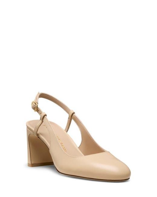 Stuart Weitzman Natural Babette Slingback Pump