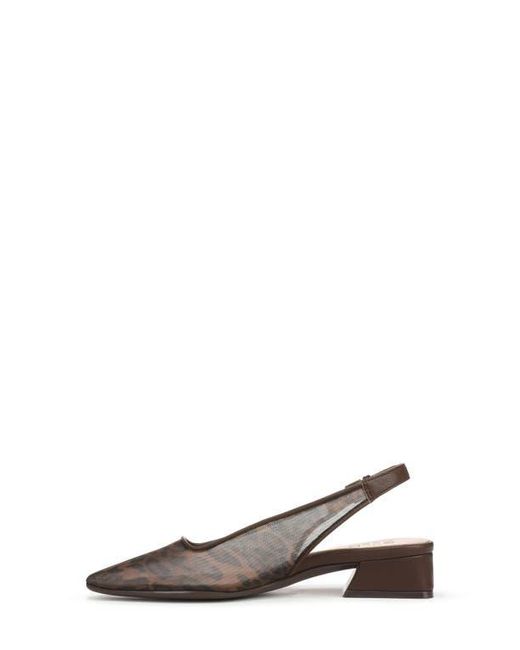 Naturalizer Brown Ginger Slingback Mesh Pump
