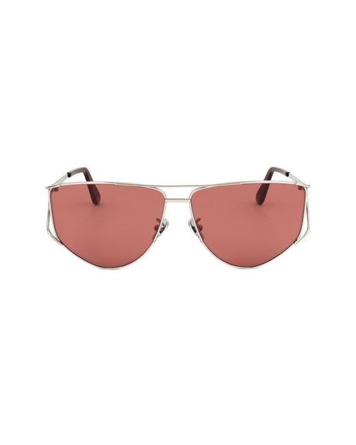 Retrosuperfuture Pink 64Mm Cat Eye Sunglasses