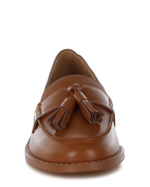 Rag & Co Brown Yelena Tassel Loafer