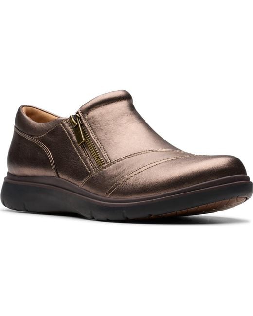 Clarks Brown Certina Pure Flat