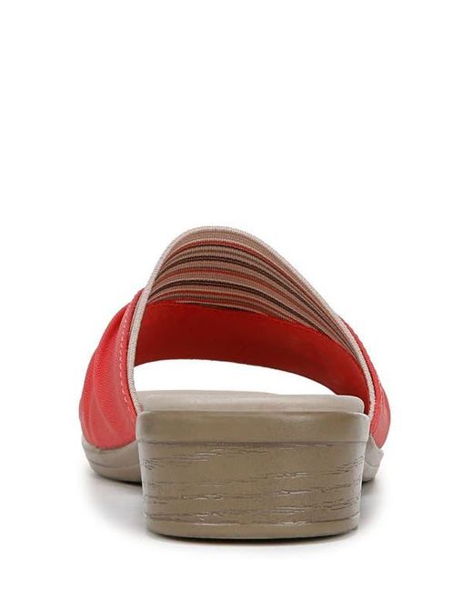 LifeStride Red Paradise Slide Sandal