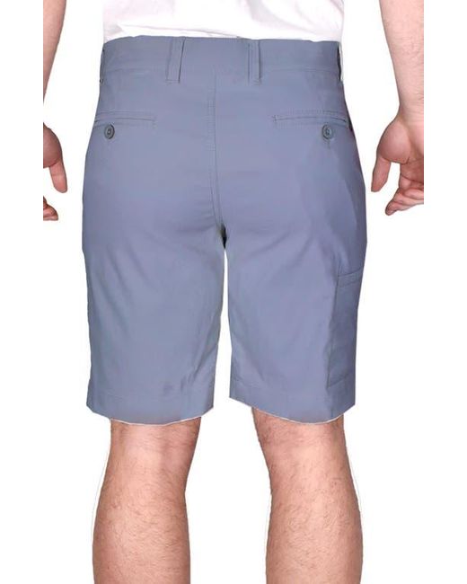 Vintage 1946 Blue Hybrid Performance Shorts for men