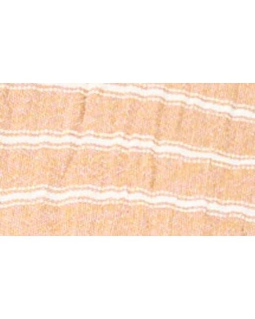 Halogen® Natural Printed Button-Up Top