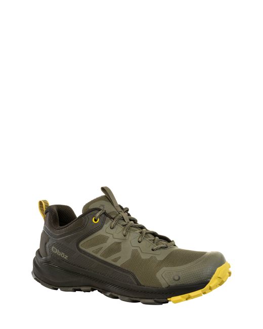Oboz Green Katabatic Low Hiking Sneaker for men