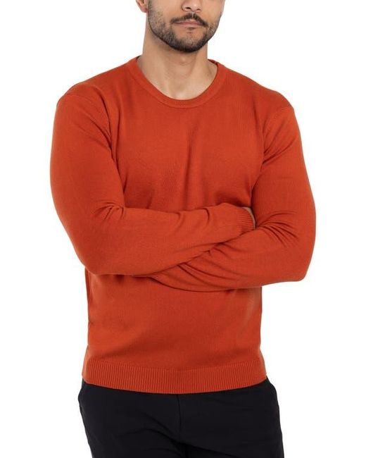 Xray Jeans Red Crewneck Knit Viscose-Blend Sweater for men