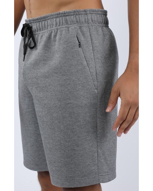 90 Degrees Gray Activewear Shorts for men