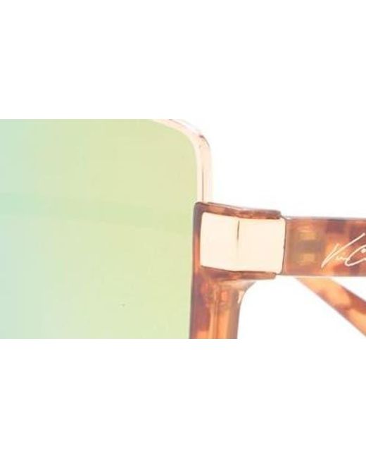 Vince Camuto Pink Browline Navigator Sunglasses