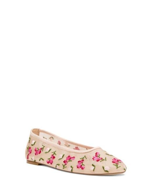 Stuart Weitzman Pink Bareitall Ballet Flats