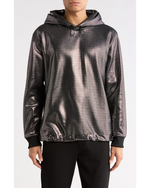 Boss Black Descolar Metallic Hoodie for men