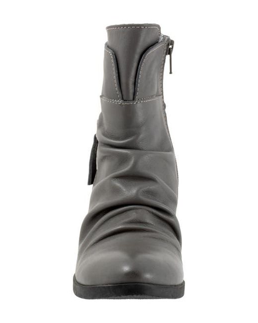 BUENO Gray Colbie Slouchy Zip Boot