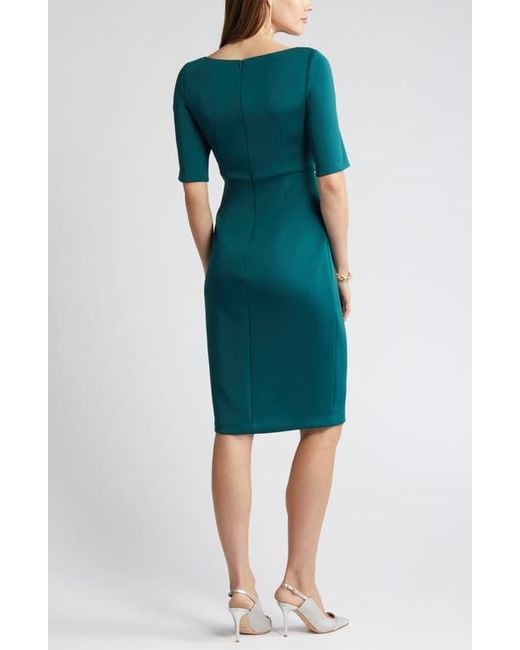 green emerald velvet dress Amazon.com: Vince Camuto Velvet Cowl Neck Ruched Bodycon, 2 : Clothing,  Shoes & Jewelry main image 0