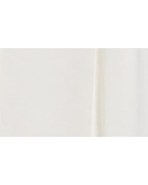 Bobeau White Short Sleeve Piqué Knit Button-Up Shirt