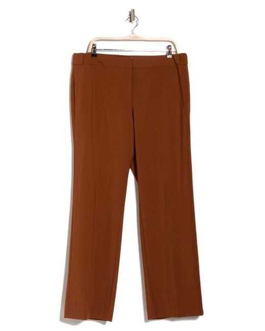 Calvin Klein Brown Flat Front Pants