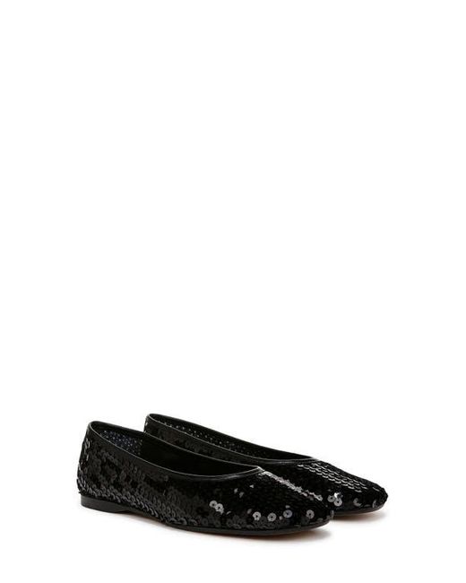 Vince Black Leah Sequin Ballet Flat