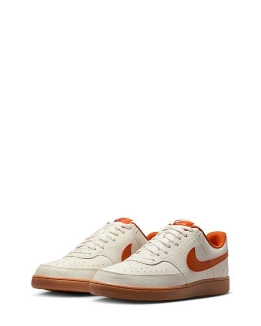 Nike Pink Court Vision Low Sneaker for men