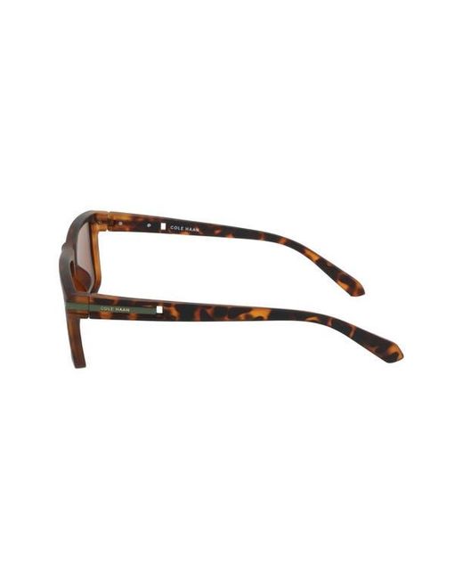 Cole Haan Brown 54Mm Rectangular Sunglasses for men